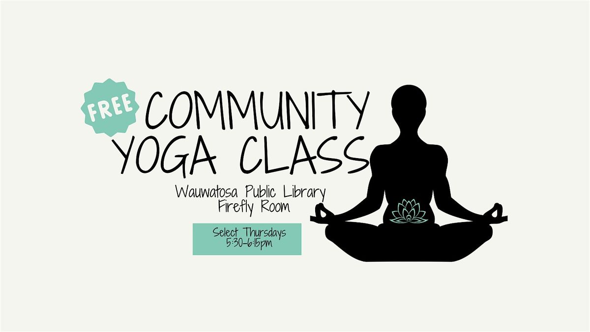 Community Yoga Class, 4 December | Event in Wauwatosa | AllEvents