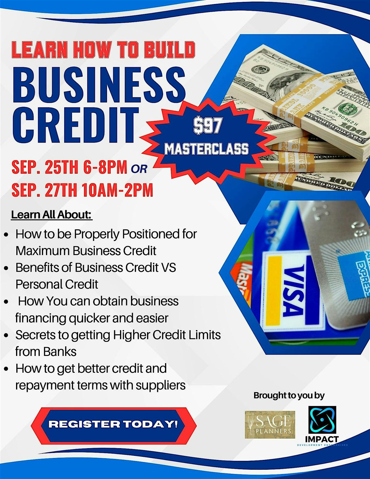 Learn How to Build Business Credit, 27 September | Event in Riverdale | AllEvents