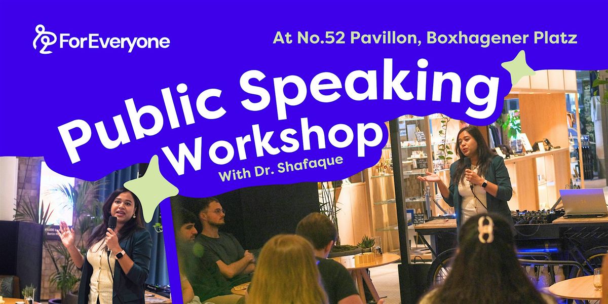 Storytelling & Public Speaking Workshop, 5 December | Event in Berlin | AllEvents
