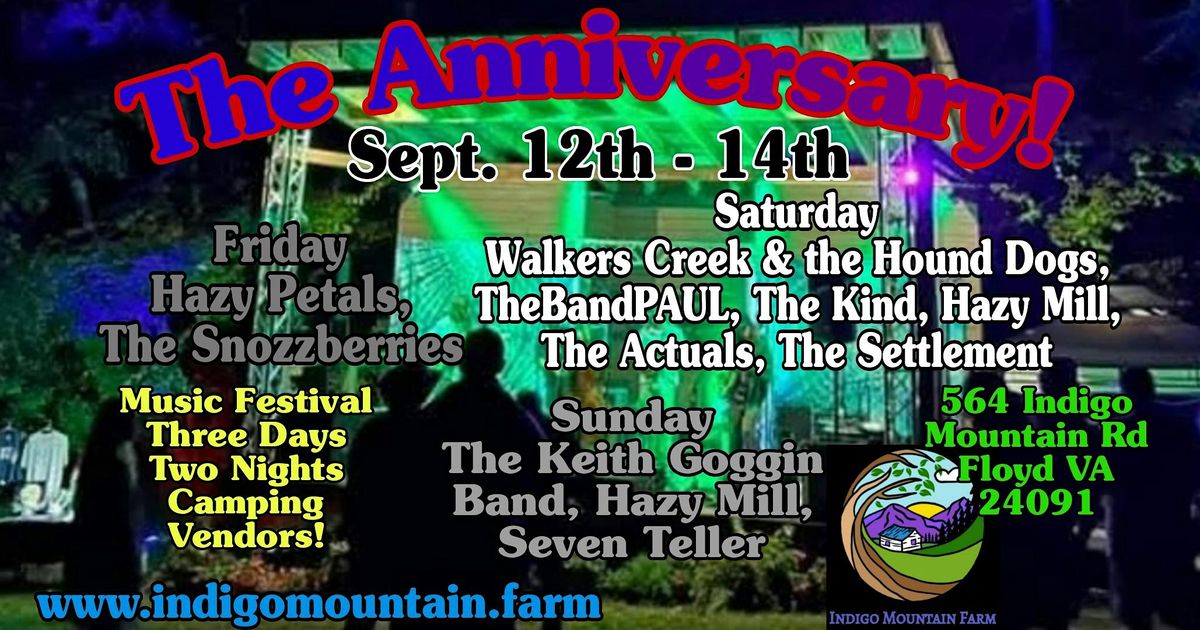 The Anniversary!, 12 September | Event in Floyd | AllEvents
