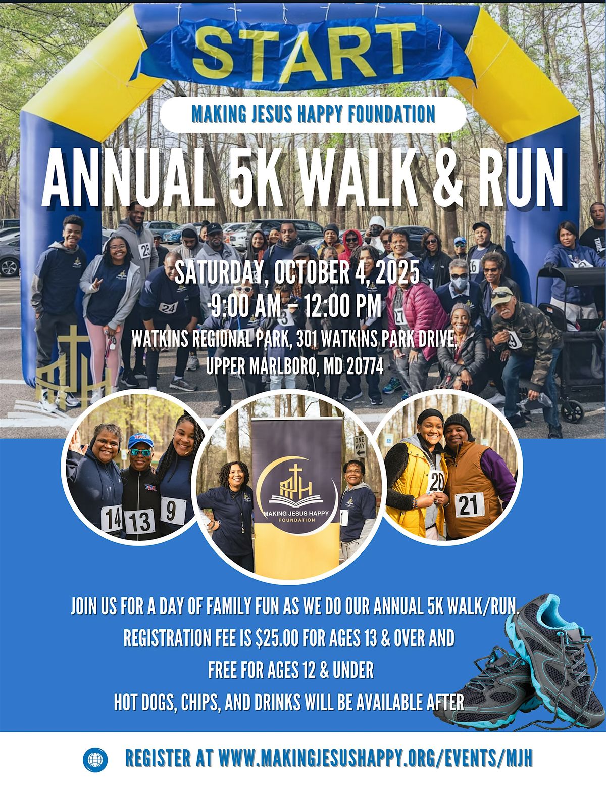 MJH Foundation’s Annual 5K Walk/Run!, 4 October | Event in Upper Marlboro | AllEvents