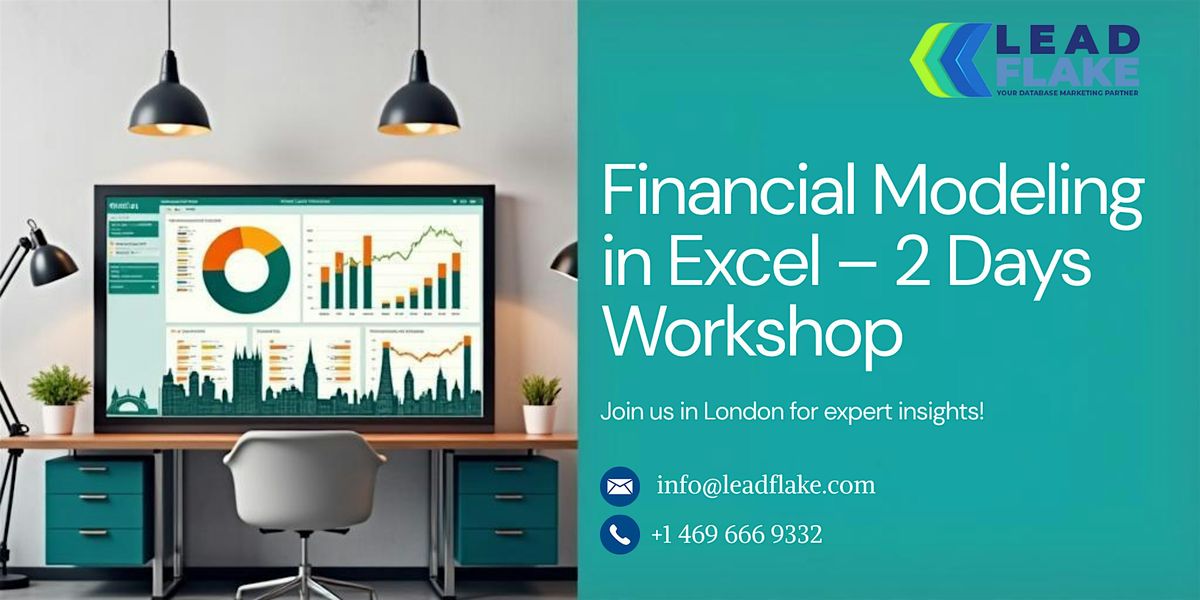 Financial Modeling in Excel – 2 Days Workshop in London, 14 August | Event in London | AllEvents