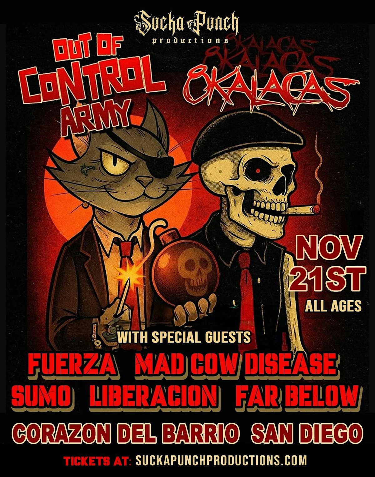 Ocho Kalacas with Out of Control Army | Event in San Diego | AllEvents