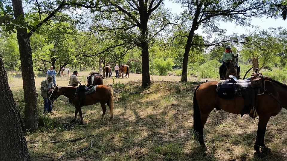 First Day Guided Horseback Trail Ride, San Angelo State Park, January