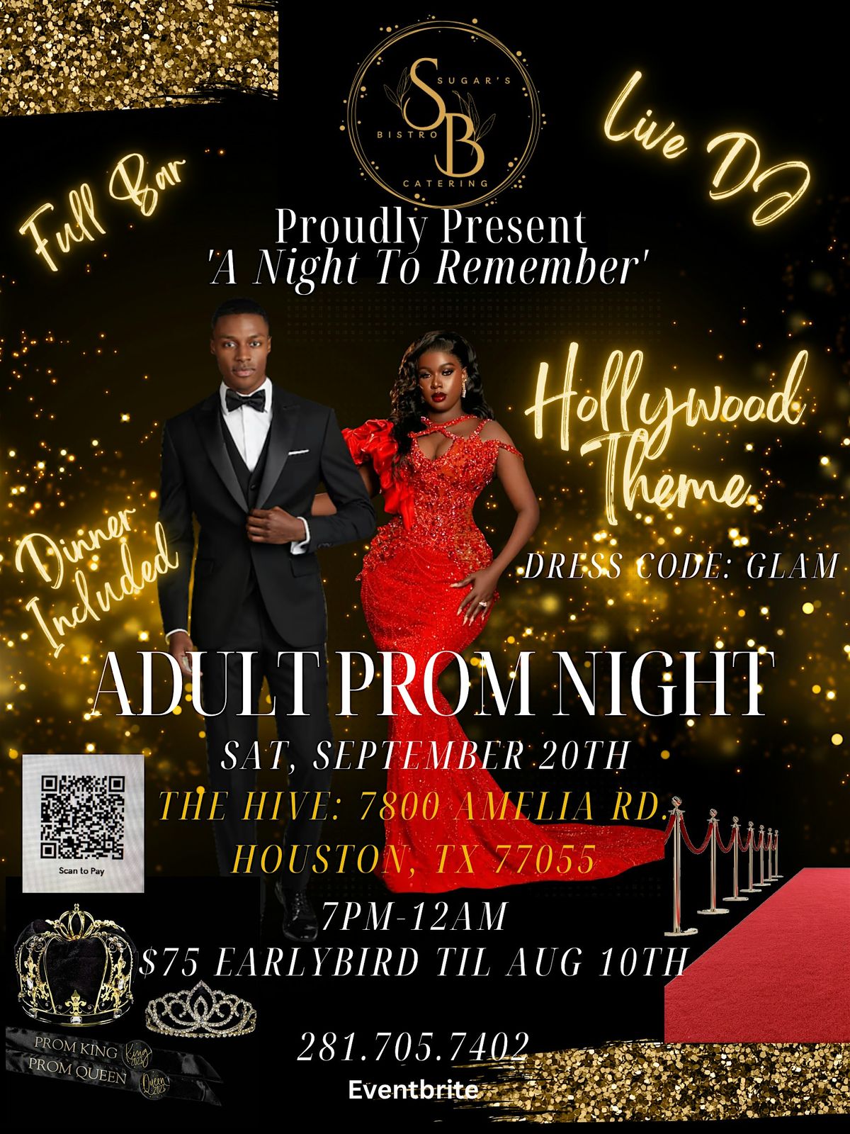 Hollywood Themed Adult Prom, 20 September | Event in Houston | AllEvents