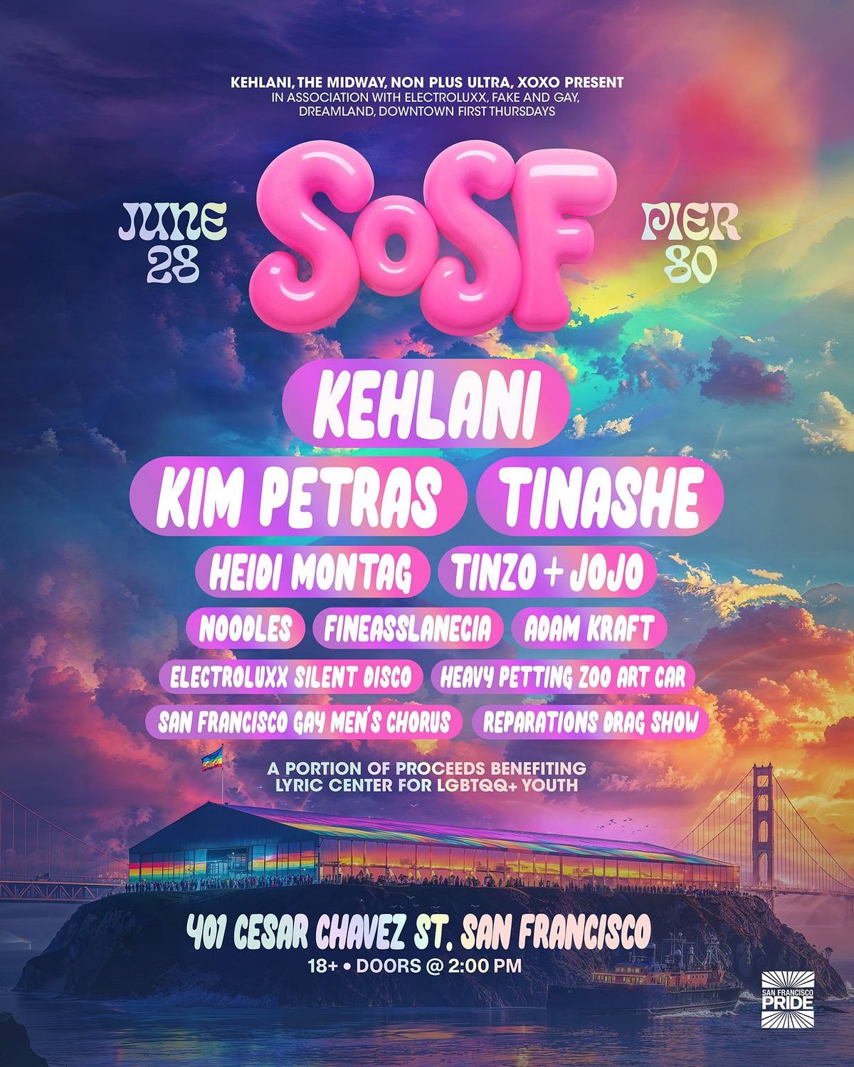 SoSF: Kehlani  Kim Petras & Tinashe, 27 June | Event in San Francisco | AllEvents