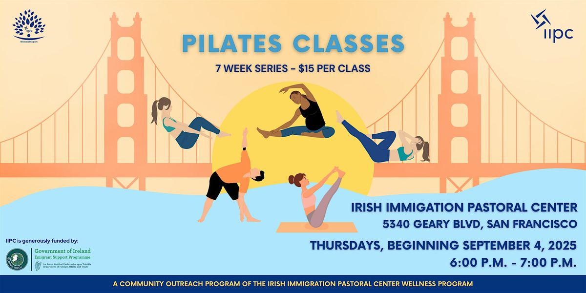 Pilates Classes  - A  7-week series beginning Thursday, September 4, 2025!, 4 September | Event in San Francisco