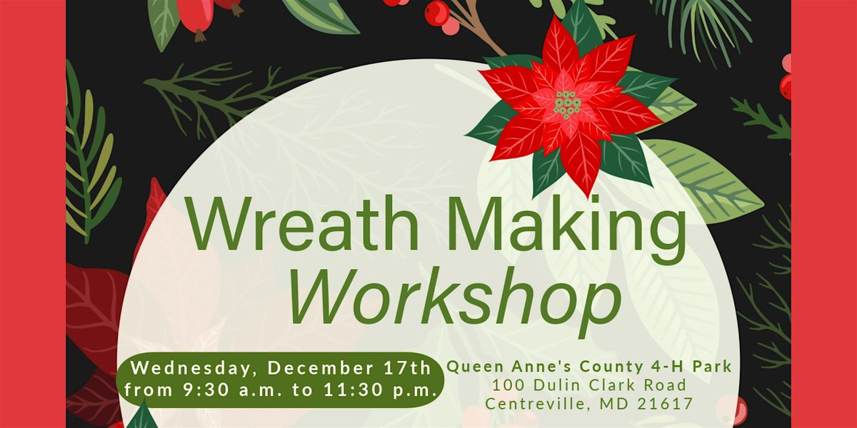Wreath Making Workshop, 17 December | Event in Centreville | AllEvents