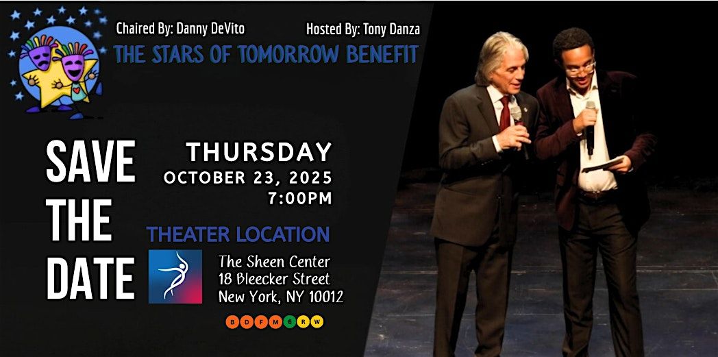Tony Danza & The Stars of Tomorrow Benefit and Variety Show, 23 October | Event in New York | AllEvents