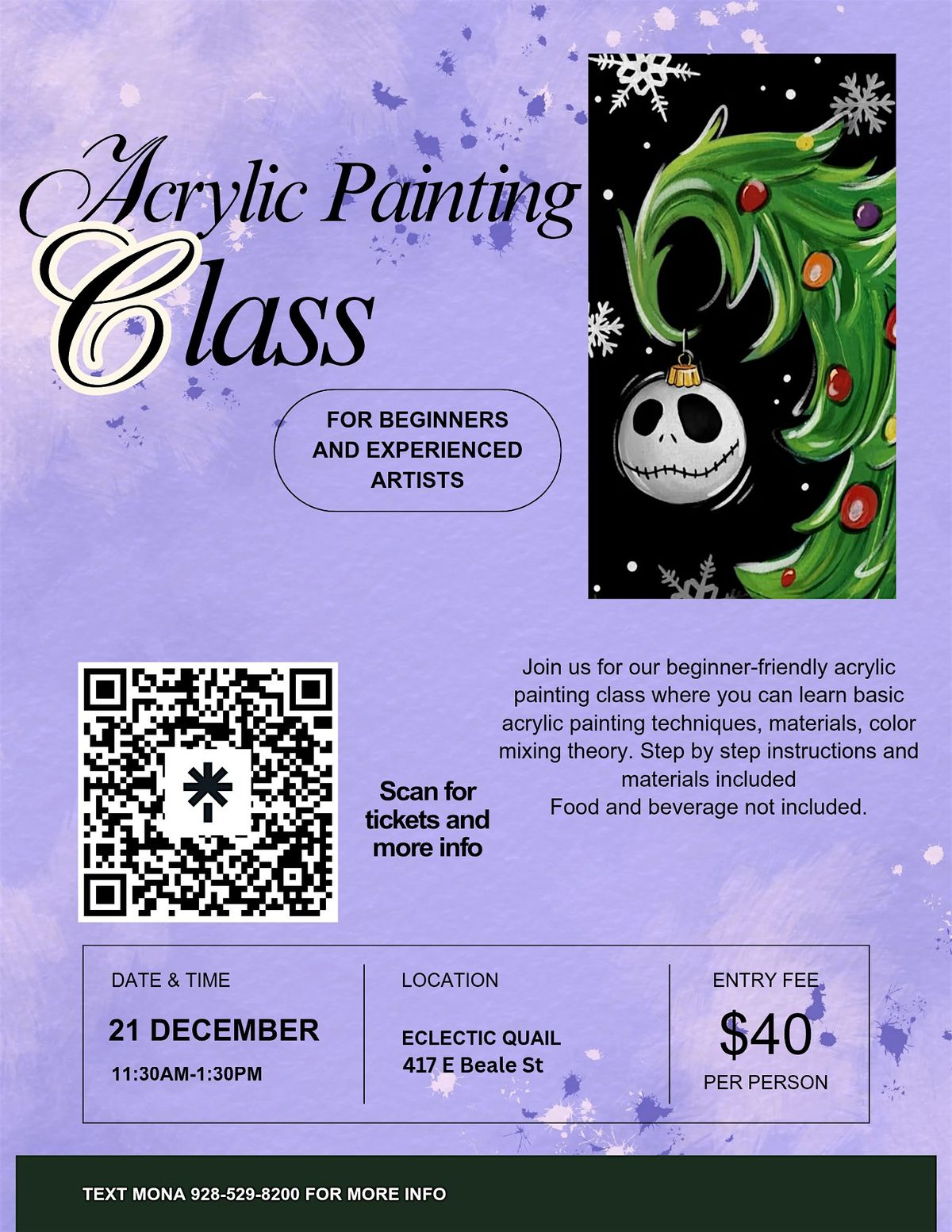 Paint Class Eclectic Quail, 21 December | Event in Kingman | AllEvents