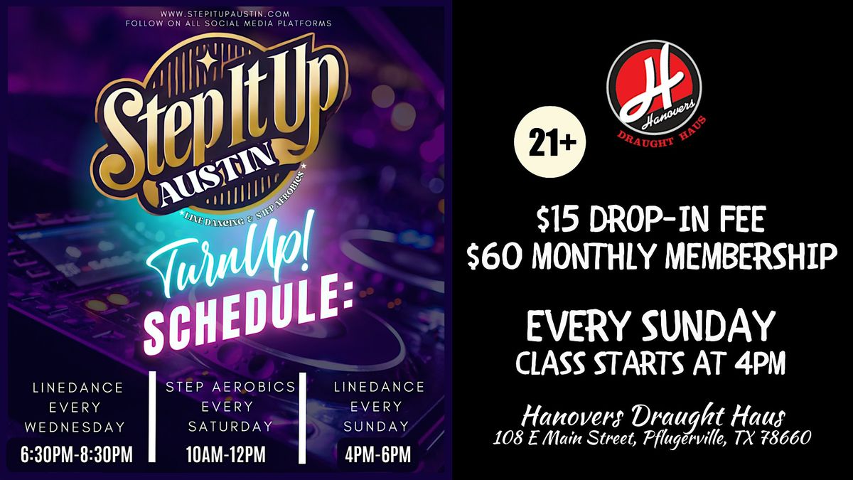 Step It Up ATX: Country Line Dance Class @ Hanovers Pflugerville, 6 July | Event in Pflugerville | AllEvents