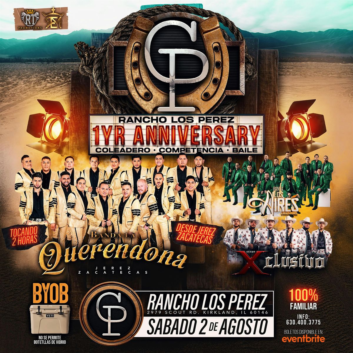 BANDA LA QUERENDONA LIENZO LOS PEREZ, 2 August | Event in Kirkland | AllEvents