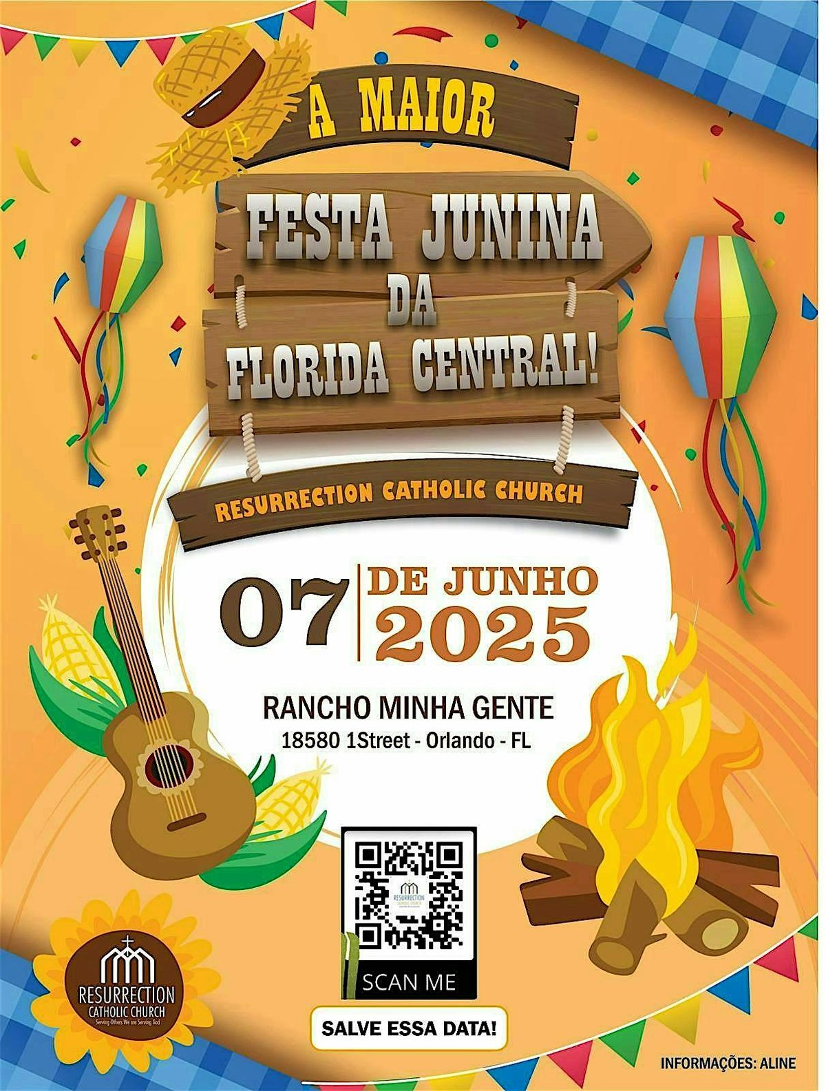 Festa Junina 2025 - Resurrection, 7 June | Event in Orlando | AllEvents