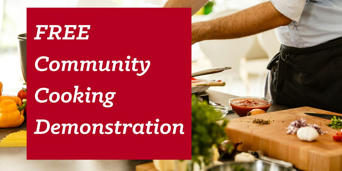 Free Community Cooking Demonstration, 4 September | Event in Cleveland | AllEvents