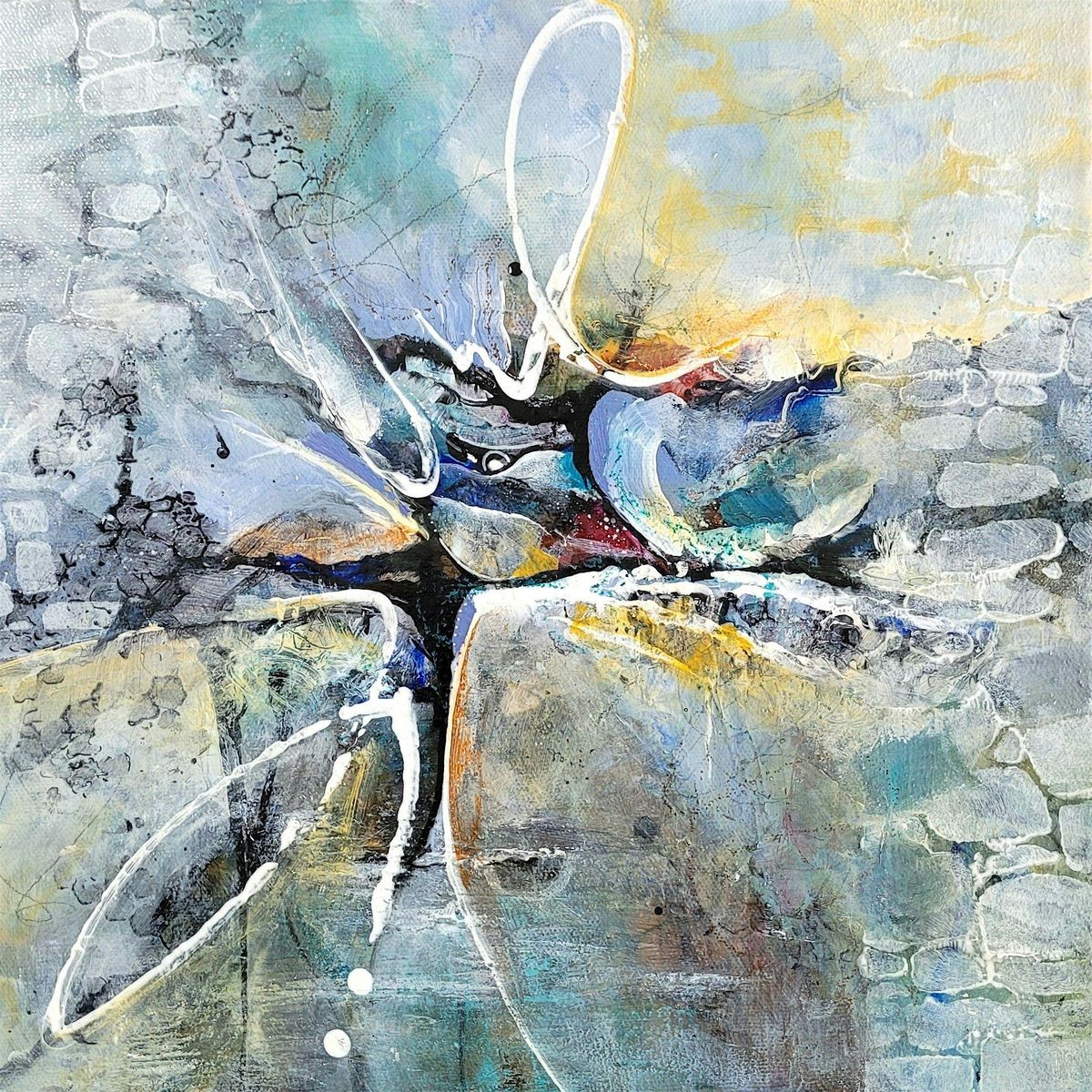 Exploring Layering in Abstract Acrylic Painting with Artist Sheri Peters, 24 September | Event in Gibsons