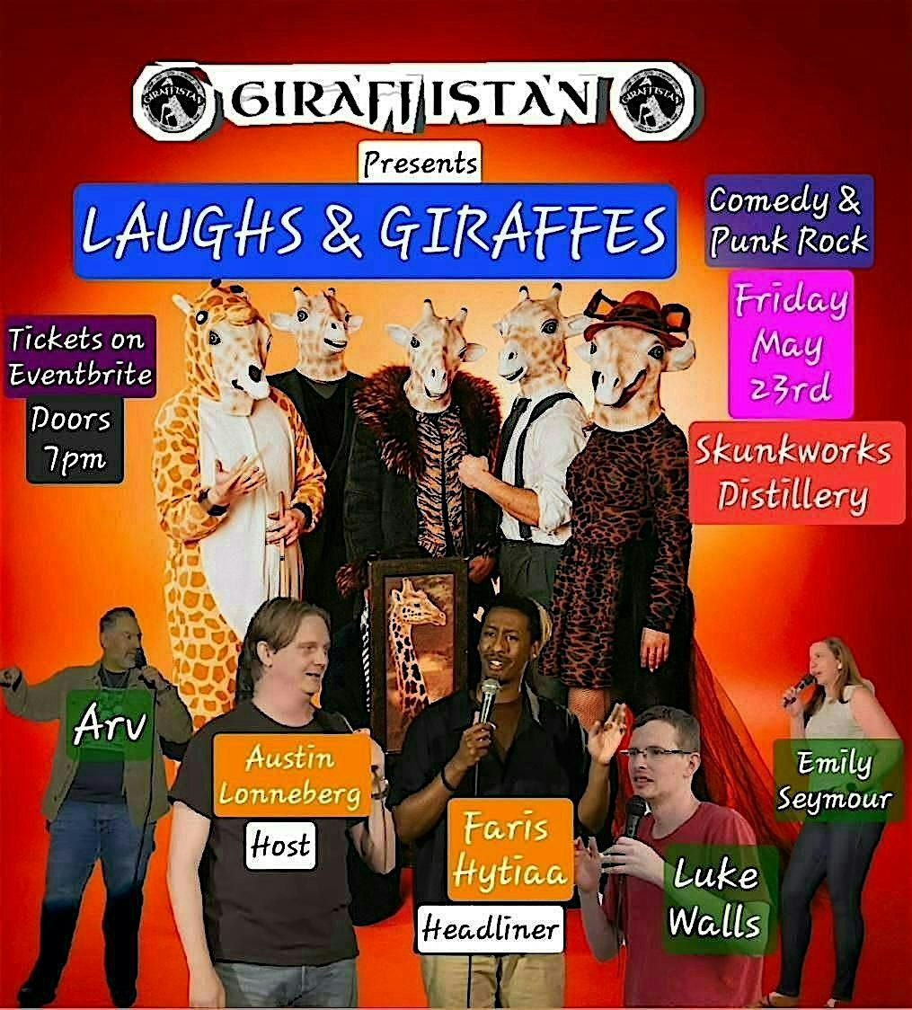 Laughs & Giraffes - Comedy & Punk Rock, 23 May | Event in Calgary | AllEvents