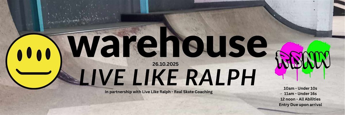 Warehouse Live Like Ralph Session, 30 November | Event in Leyland | AllEvents