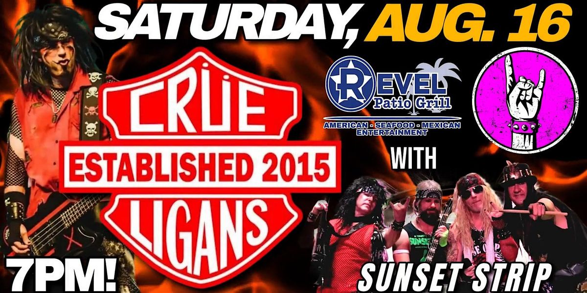 Motley Crue Tribute - CRÜEligans & Sunset Strip (Ticketed Event), 16 August | Event in Frisco | AllEvents
