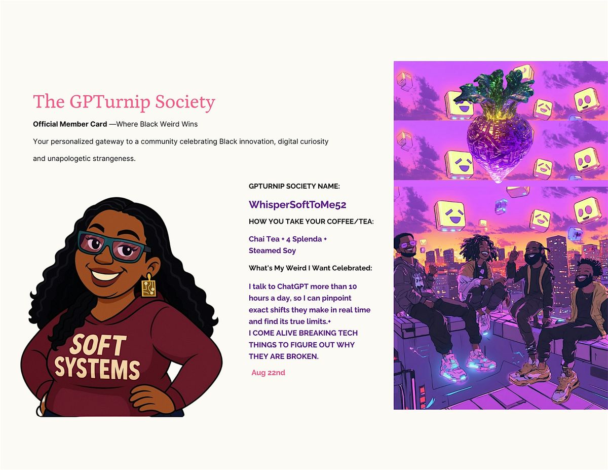 The GPTurnip Society: Where Black Weird Wins (May Edition), 27 May | Event in Birmingham | AllEvents