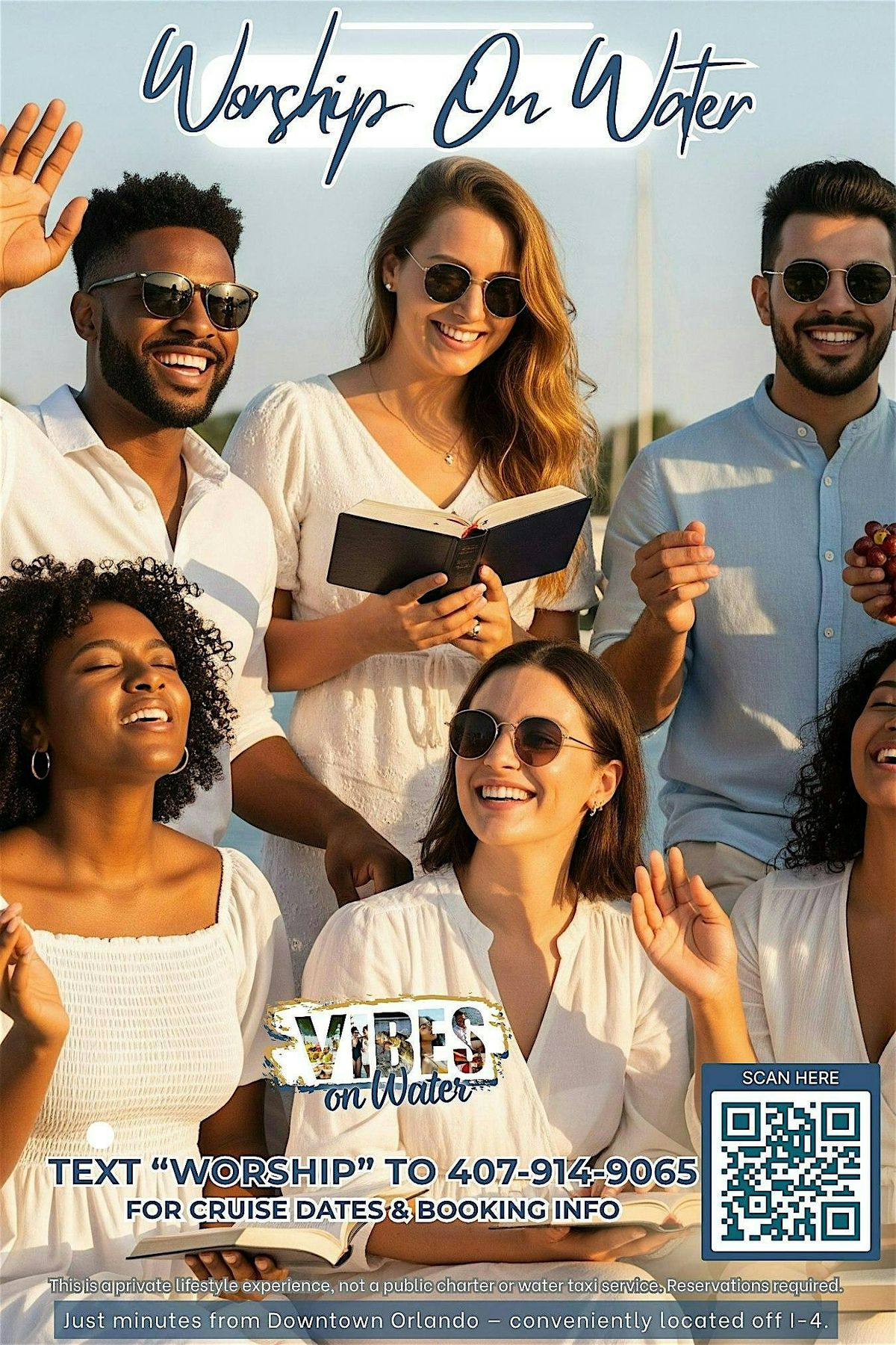 Worship on Water: A Spiritual Cruise Experience | Vibes on Water, 23 August | Event in Sanford | AllEvents