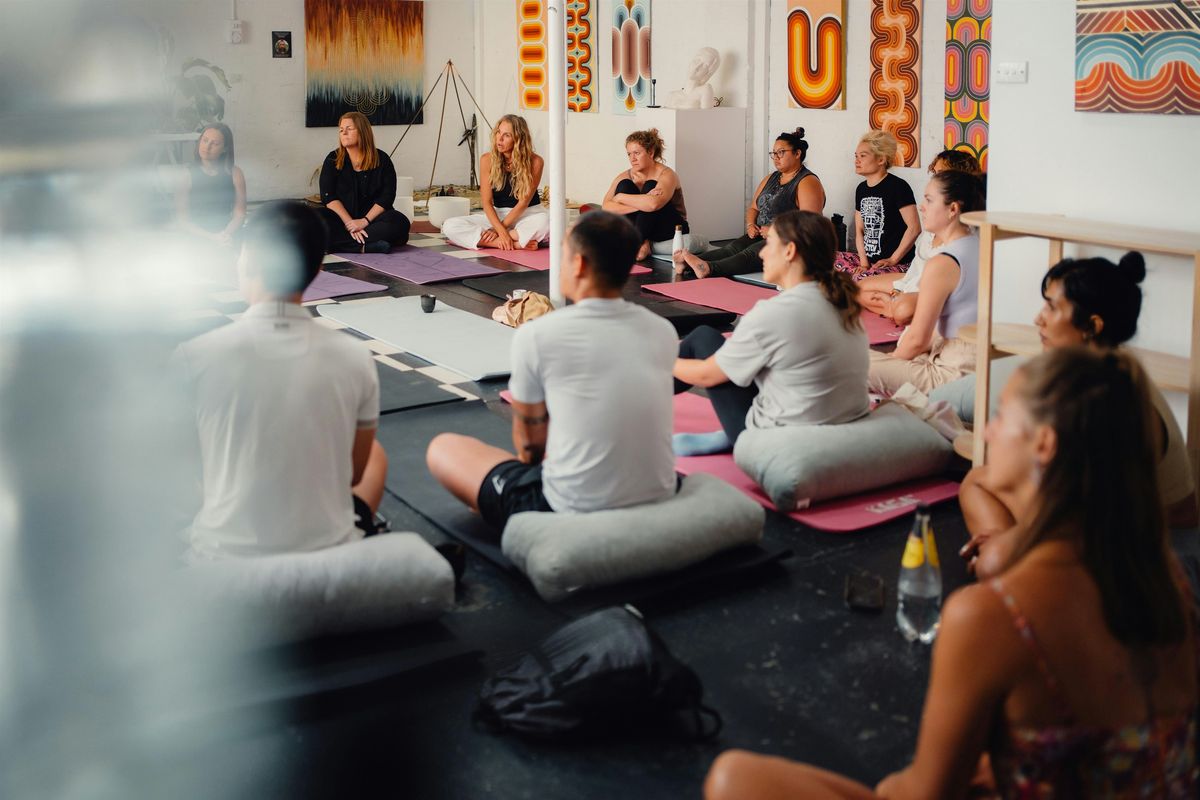 Yin and Sound Bath in an  Art Gallery | Event in St Kilda | AllEvents