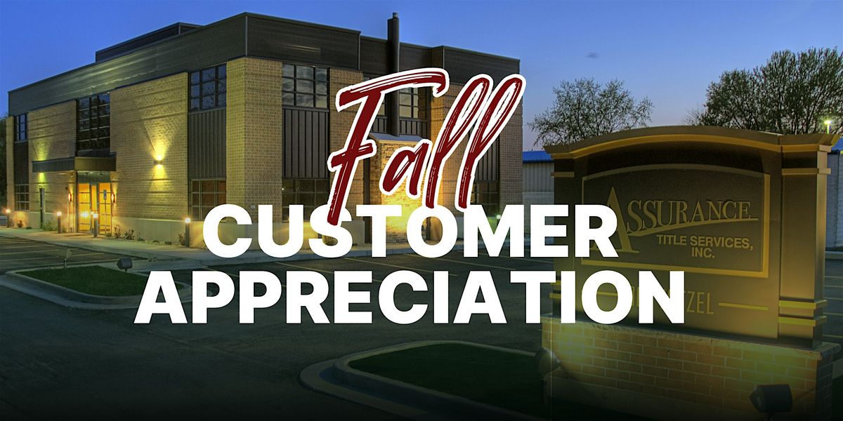 Assurance Title Customer Appreciation, 28 October | Event in Oshkosh | AllEvents