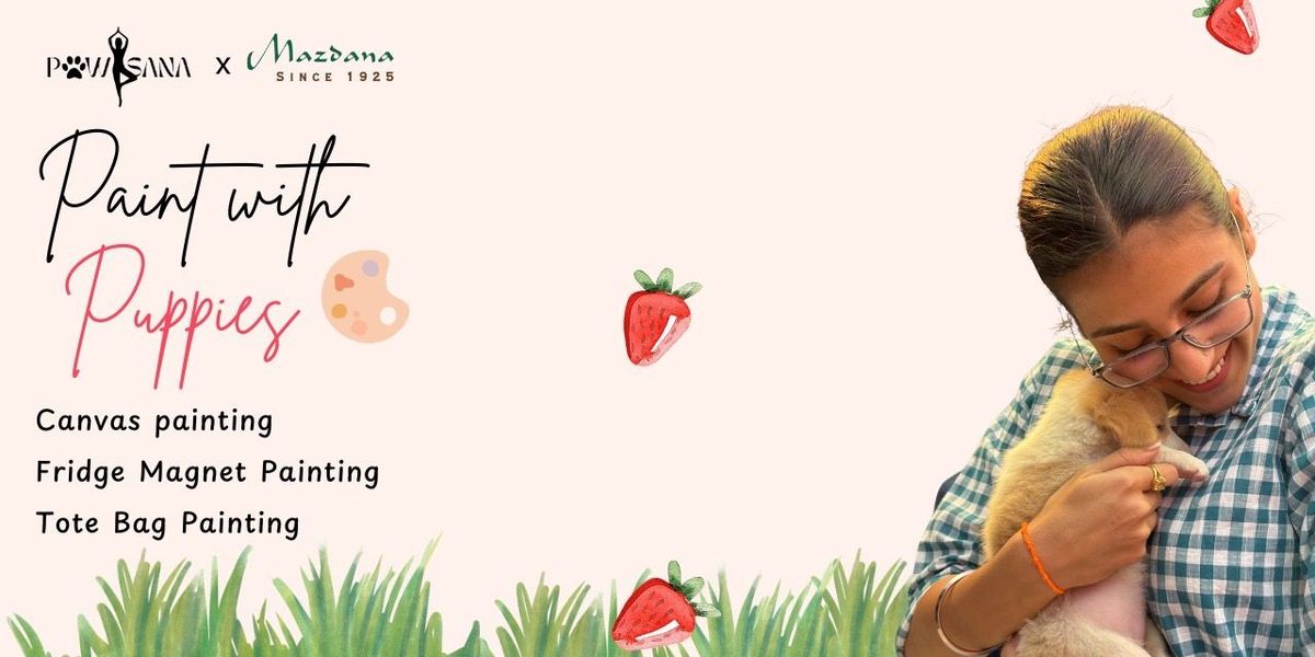 Paint with Puppies by Pawasana, 29 June | Event in Pune | AllEvents