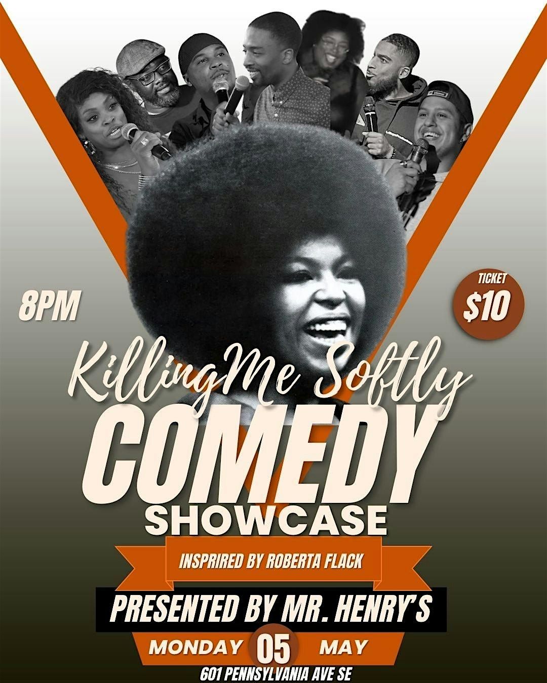 Killing Me Softly Comedy Showcase: Presented by Mr. Henry's Restaurant, 19 May | Event in Washington | AllEvents