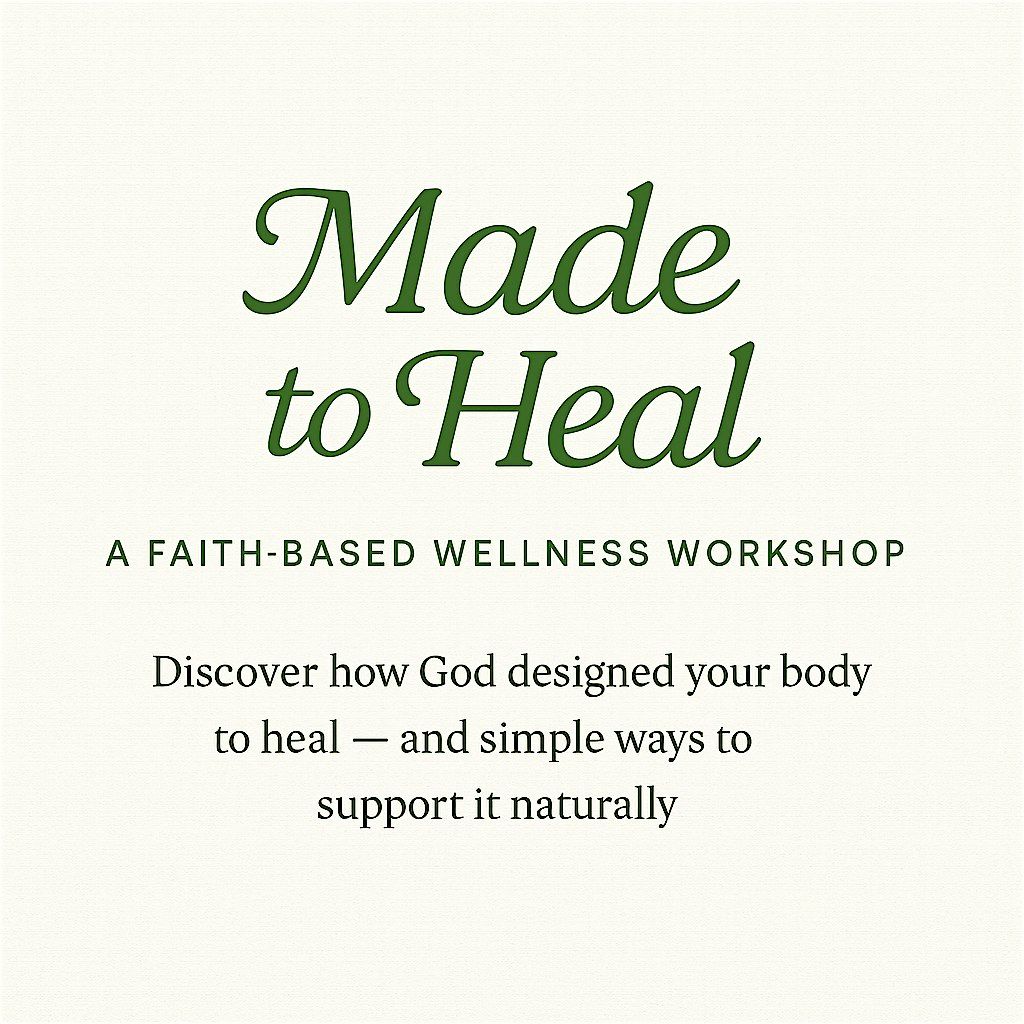 Made to Heal: A Faith-Based Wellness Workshop, 17 November | Event in Cochran | AllEvents
