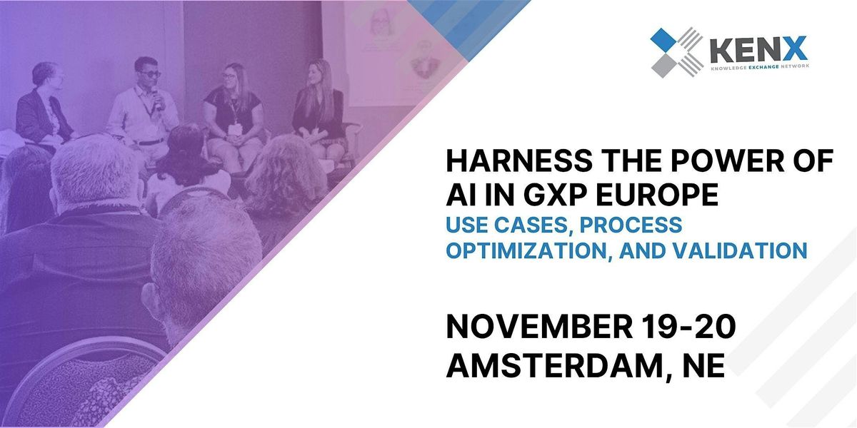 Harness the Power of AI in GxP Europe, 19 November | Event in San Diego | AllEvents
