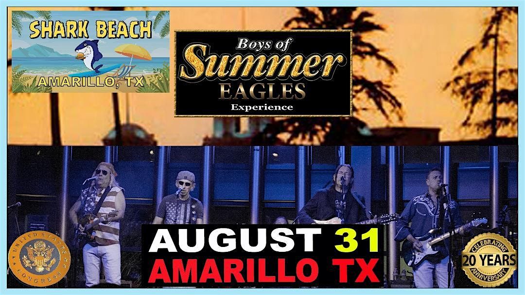 Boys of Summer - Eagles Tribute Band LIVE at Shark Beach, 31 August | Event in Amarillo | AllEvents