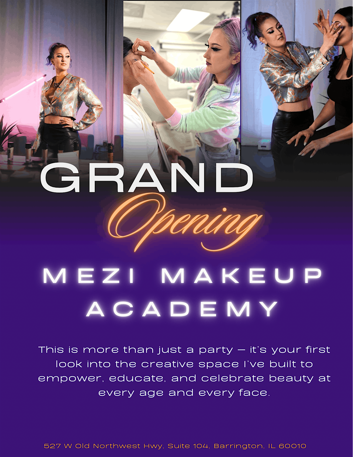 Grand Opening: MEZI Makeup Academy in Barrington! ✨, 31 May | Event in Barrington | AllEvents