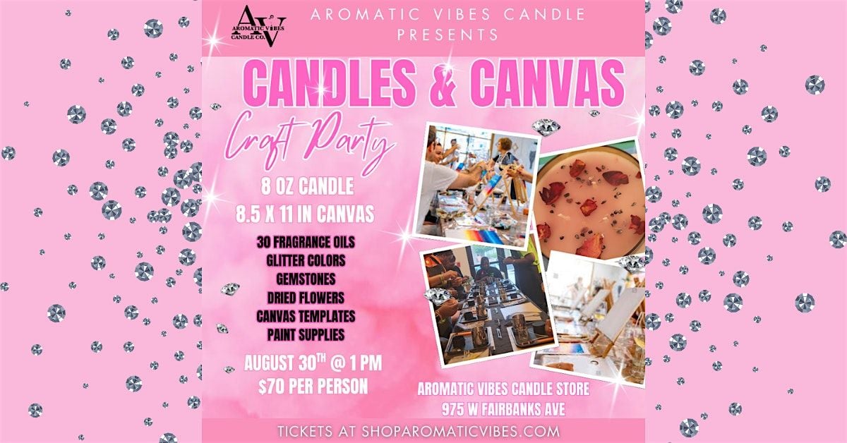 Candles & Canvas Craft Party, 30 August | Event in Orlando | AllEvents