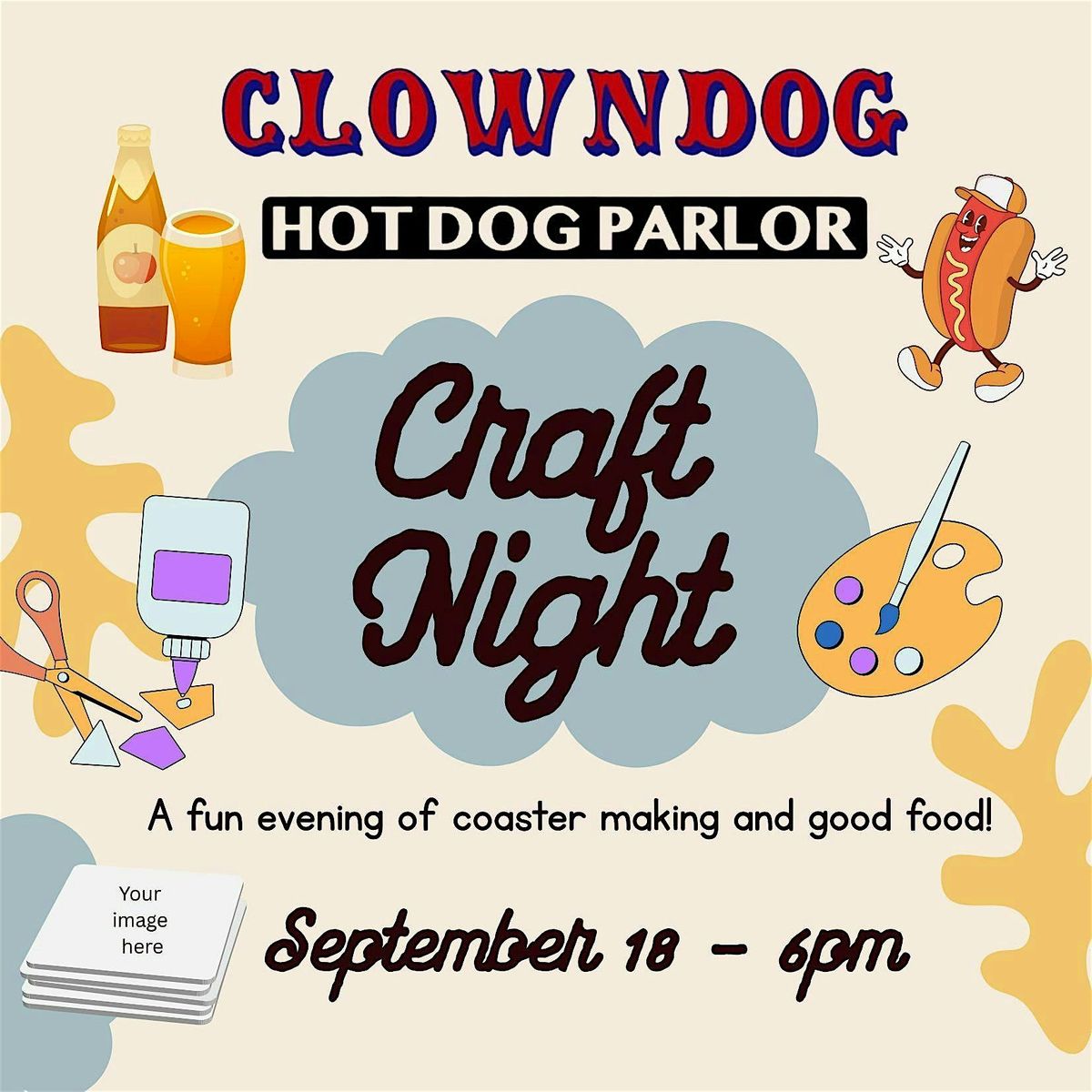 Craft Night at Clowndog, 18 September | Event in Albuquerque | AllEvents