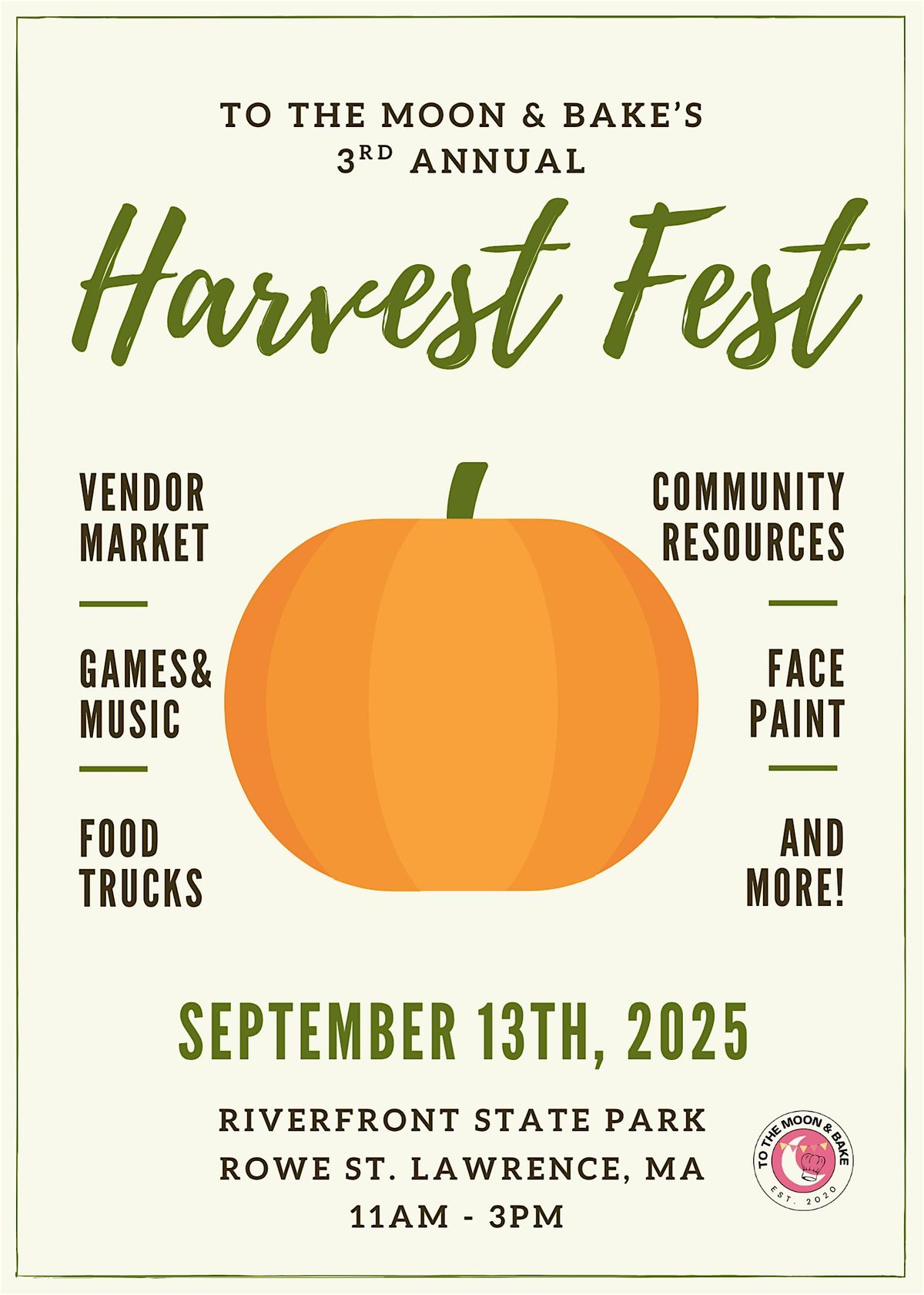 3rd Annual Harvest Fest, 13 September | Event in Lawrence | AllEvents