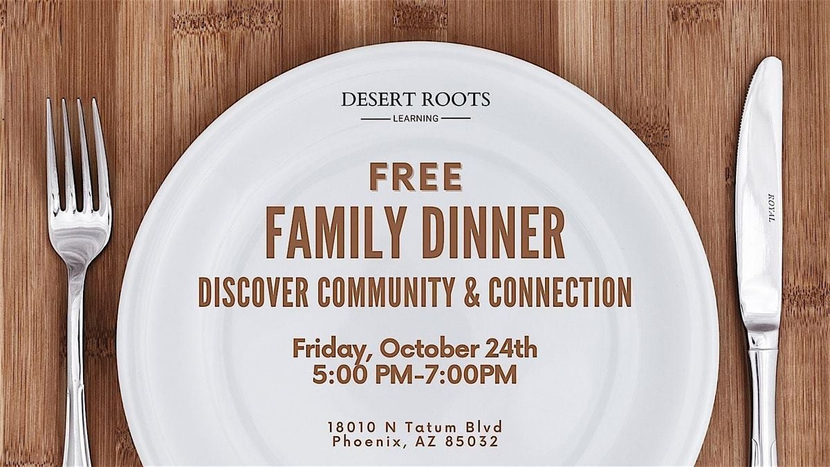 Free Family Night: Dinner, Connection & Community, 24 October | Event in Phoenix | AllEvents