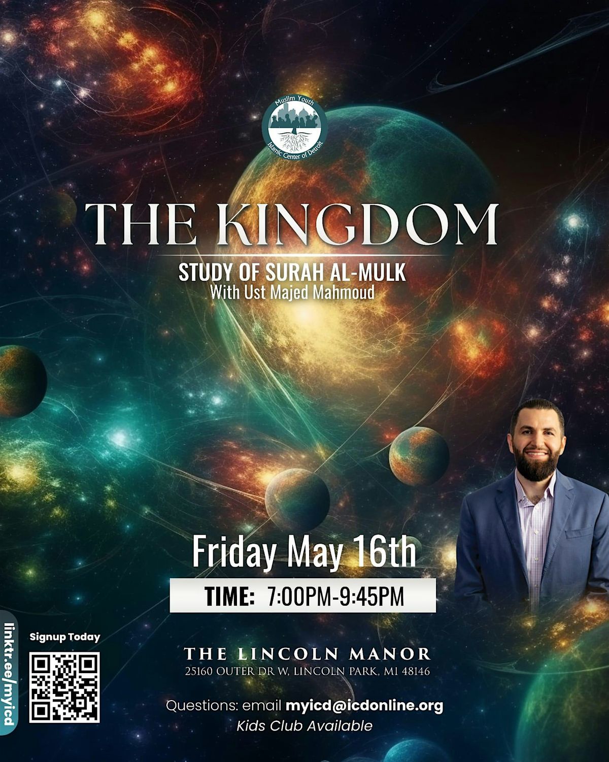 The Kingdom: Journey through Surah Al-Mulk, 16 May | Event in Lincoln Park | AllEvents