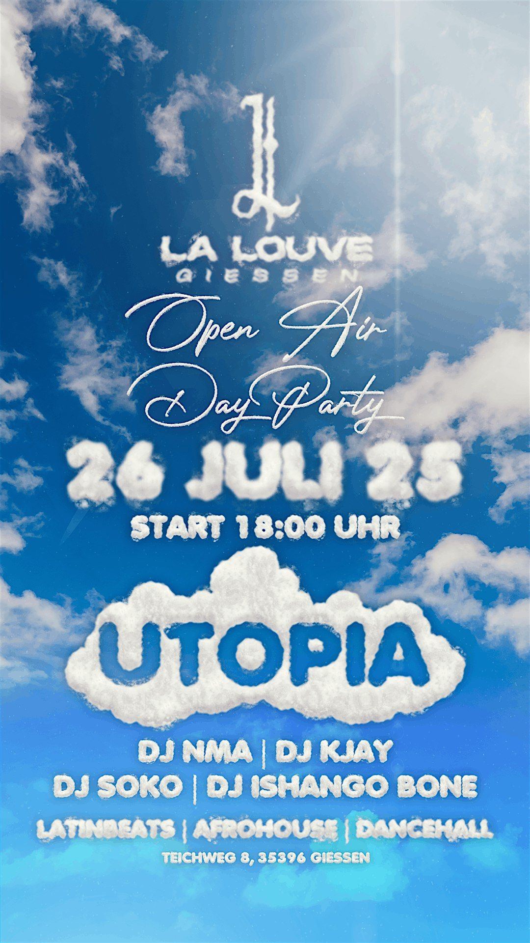 Utopia, 26 July | Event in Gießen | AllEvents