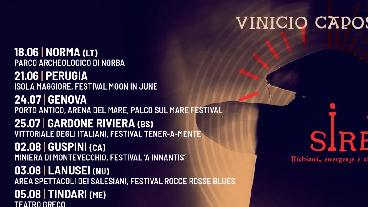 Vinicio Capossela in Trieste, 26 July | Event in Trieste | AllEvents