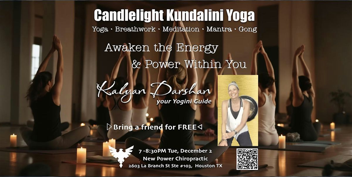 Candlelight Kundalini Yoga  | Awaken Your Energy and Power within You, 2 December | Event in Houston | AllEvents