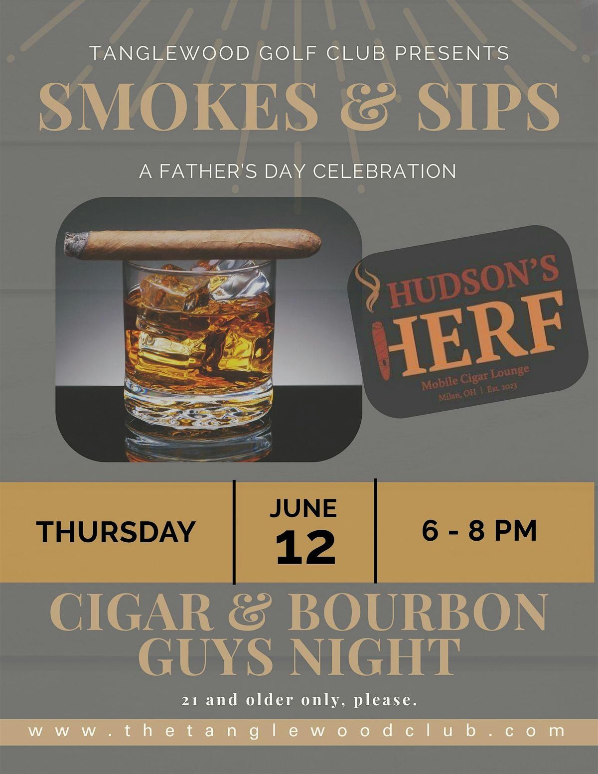 Smokes & Sips, 12 June | Event in Chagrin Falls | AllEvents