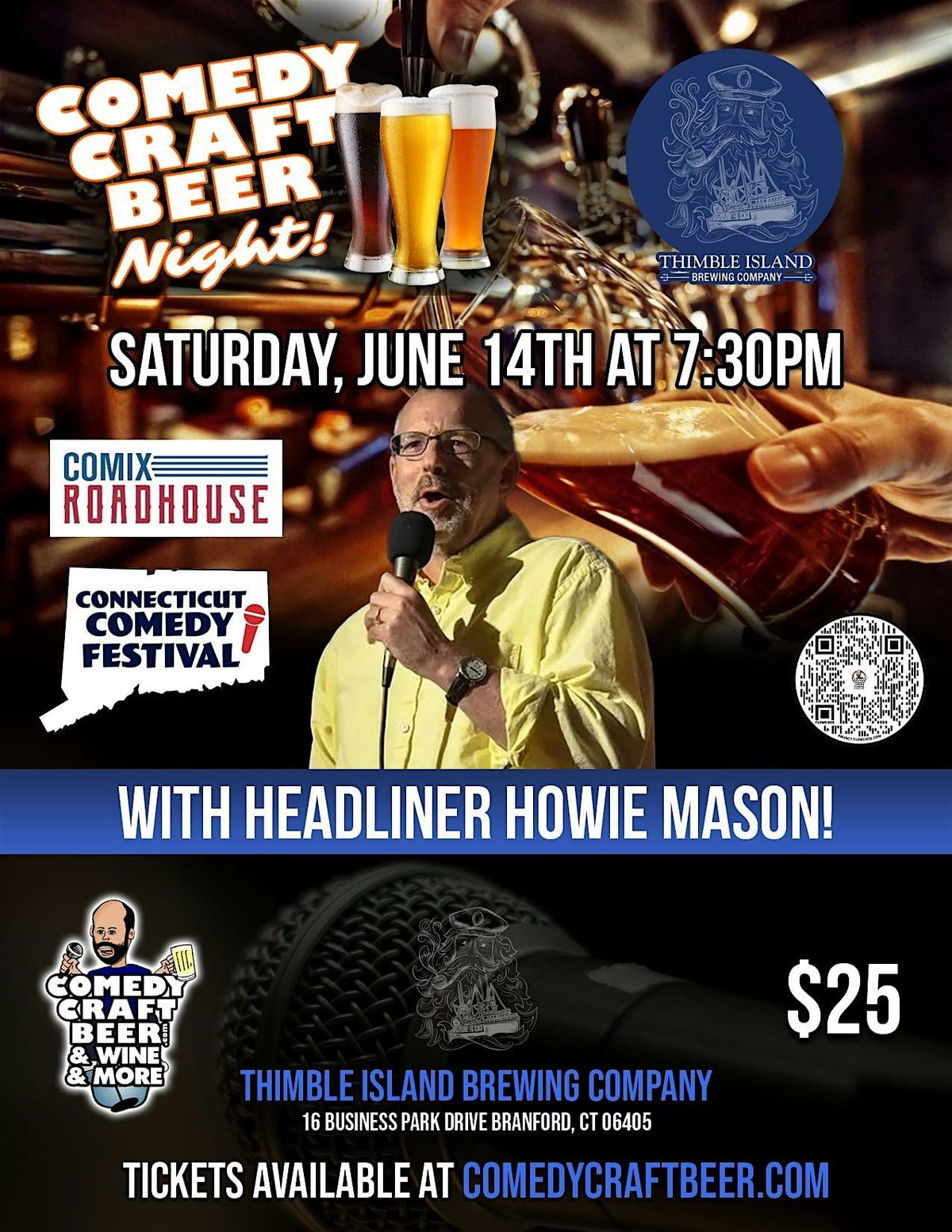 Comedy Night at Thimble Island Brewing, 14 June | Event in Branford | AllEvents