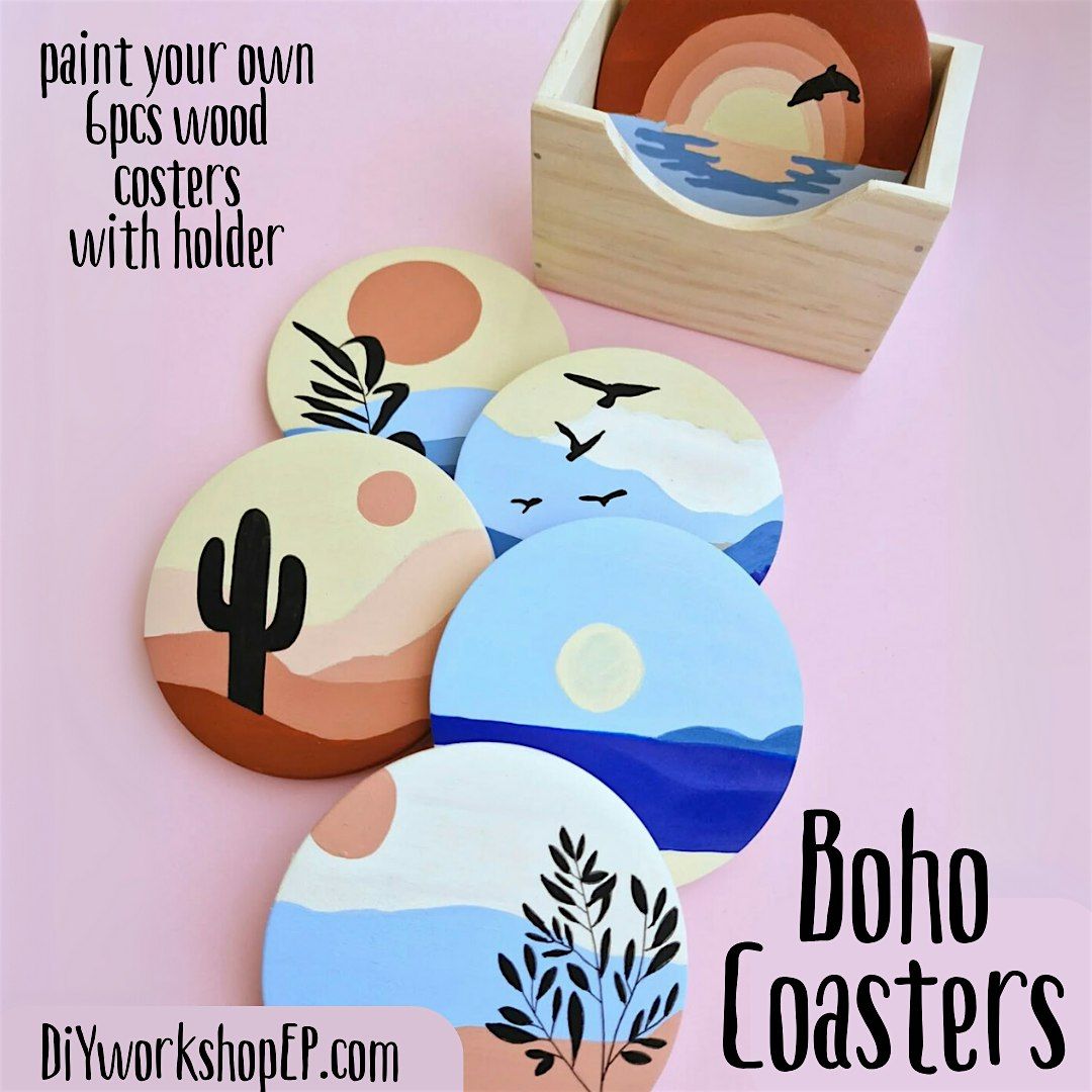 Paint Boho Coasters, 16 September | Event in El Paso | AllEvents