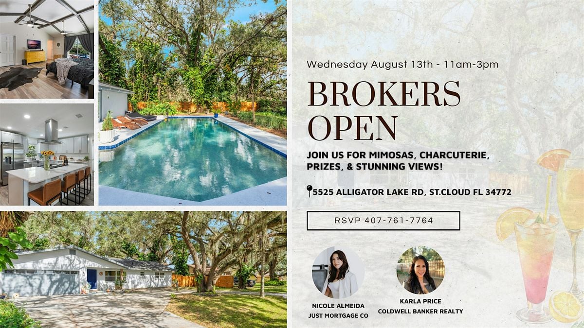 ✨ Charcuterie, Mimosas & Stunning Views Await! ✨ BROKERS OPEN, 13 August | Event in St. Cloud | AllEvents