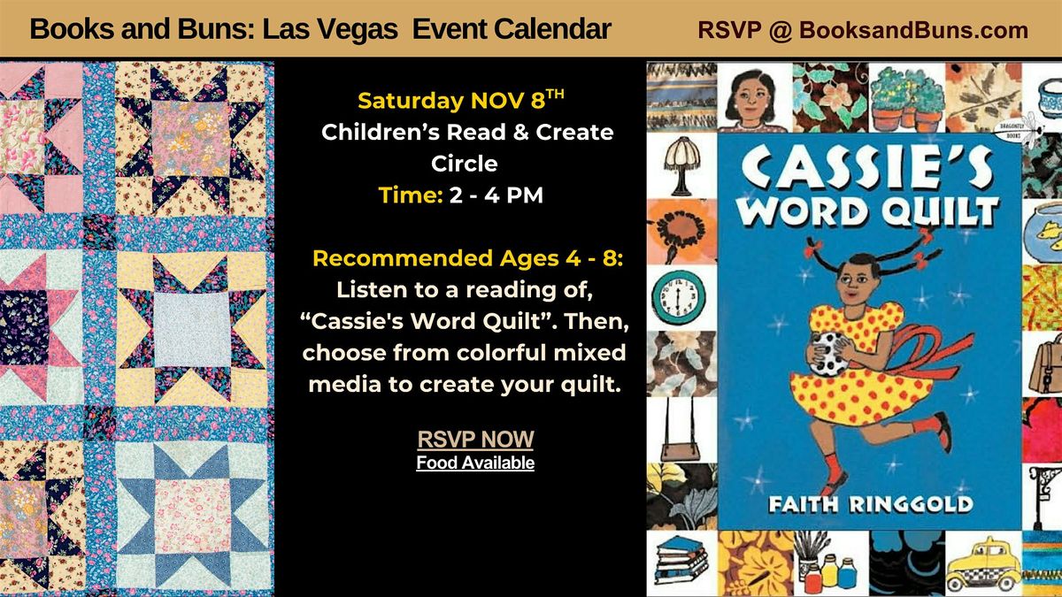 Children’s Read & Create Circle at Books & Buns: A Black Creative Arts Hub, 8 November | AllEvents