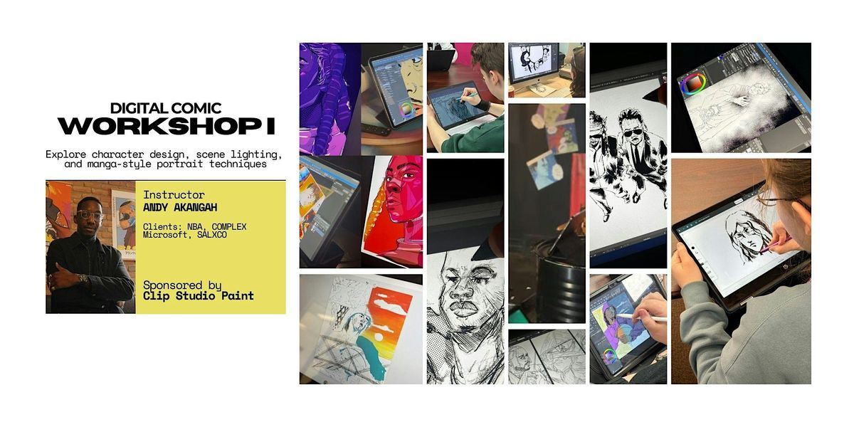 Beginner Digital Comic Book Workshop with Andy Akangah, 17 June | Event in Toronto | AllEvents