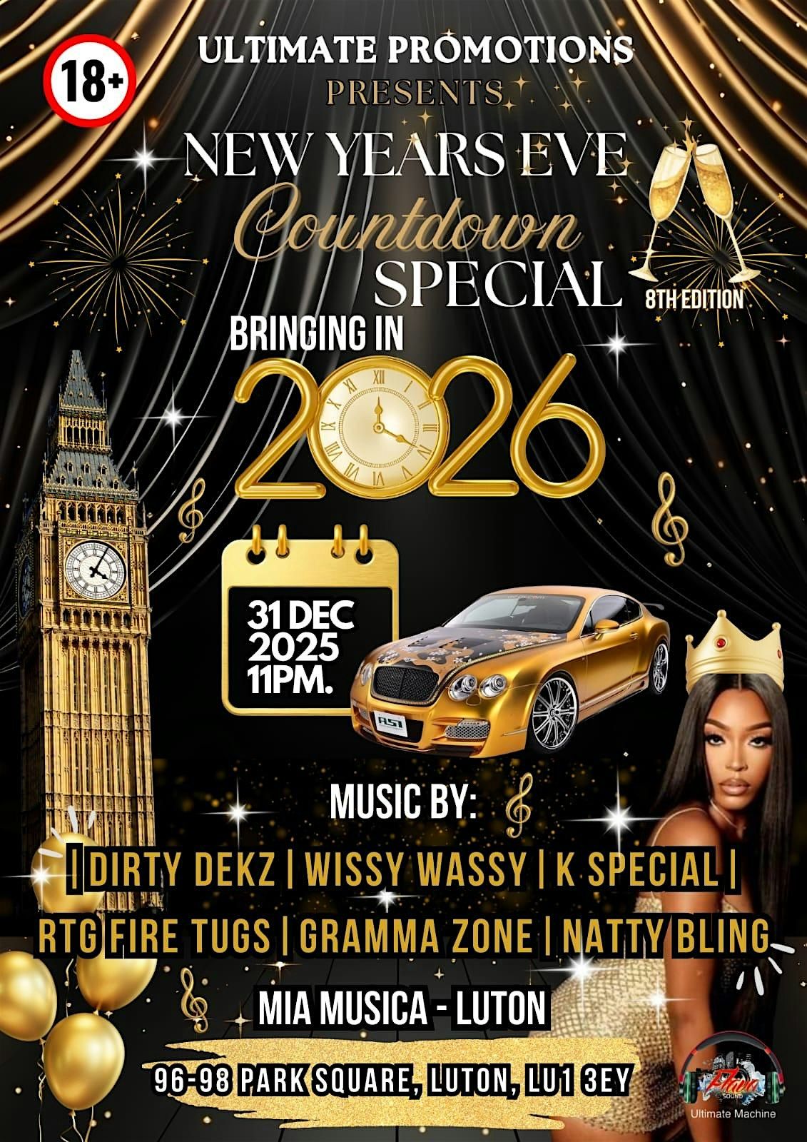 New Year’s Eve count down special, 31 December | Event in Luton | AllEvents