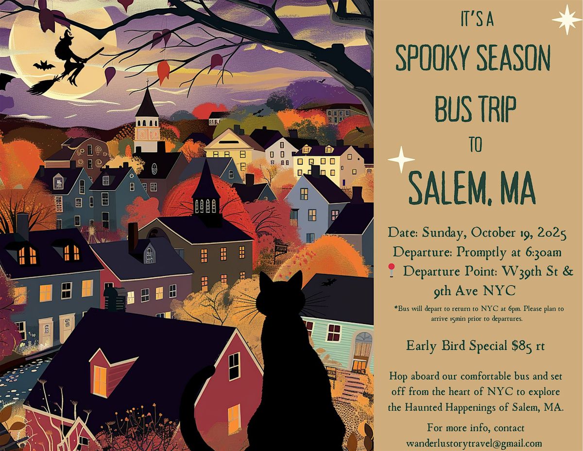 Spooky Season Bus Trip from NYC 10/19, 19 October | Event in New York | AllEvents