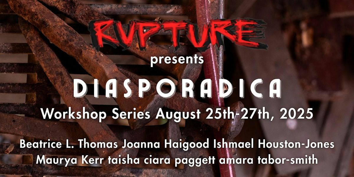 DIASPORADICA Workshop Series-Wednesday, 27 August | Event in San Francisco | AllEvents
