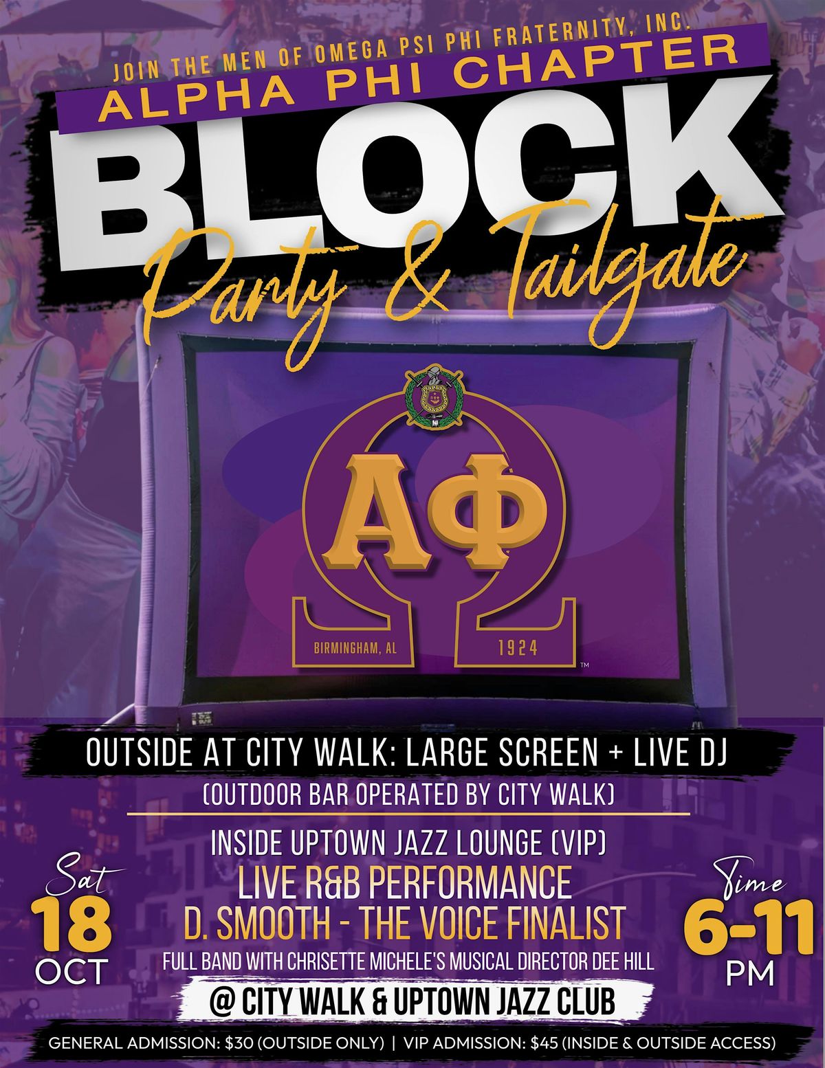 Block Party & Tailgate, 18 October | Event in Birmingham | AllEvents